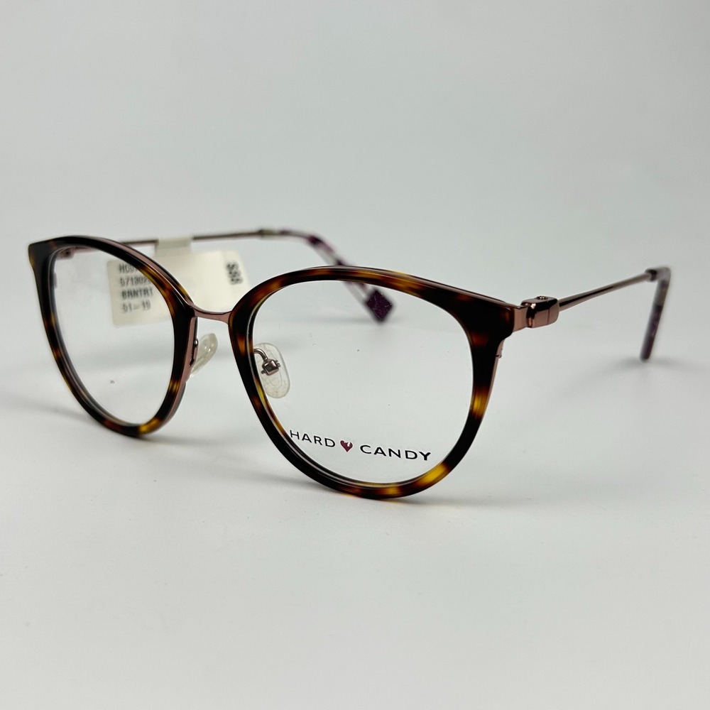 Hard Candy HC57‎ 571302982 Womens Eyeglasses Gold Tortoise Full Rim 51-19-140 mm